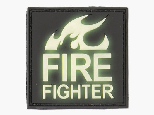 Jackets To Go 3D-Patch FIREFIGHTER nachleuchtend