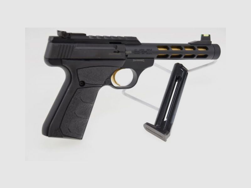 Browning Buck Mark Plus Vision Black Gold Barrel, image 1 sur 5