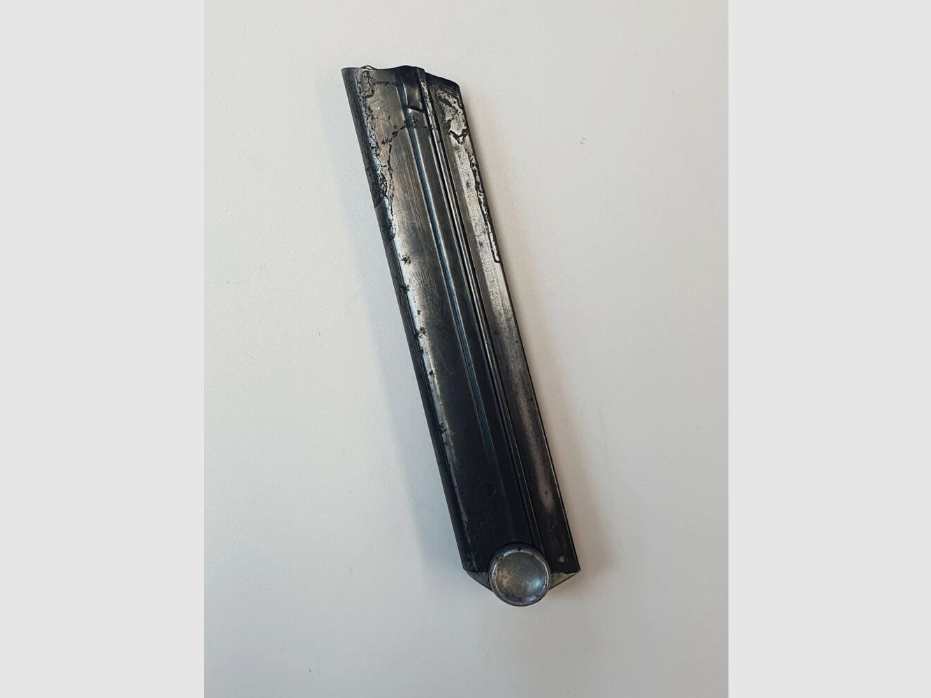 MAUSER-WERKE Oberndorf GmbH Originalmagazin für Pistole Mauser P08 - 9mmLuger - 8 Schuss - WaA Abnahmestempel
