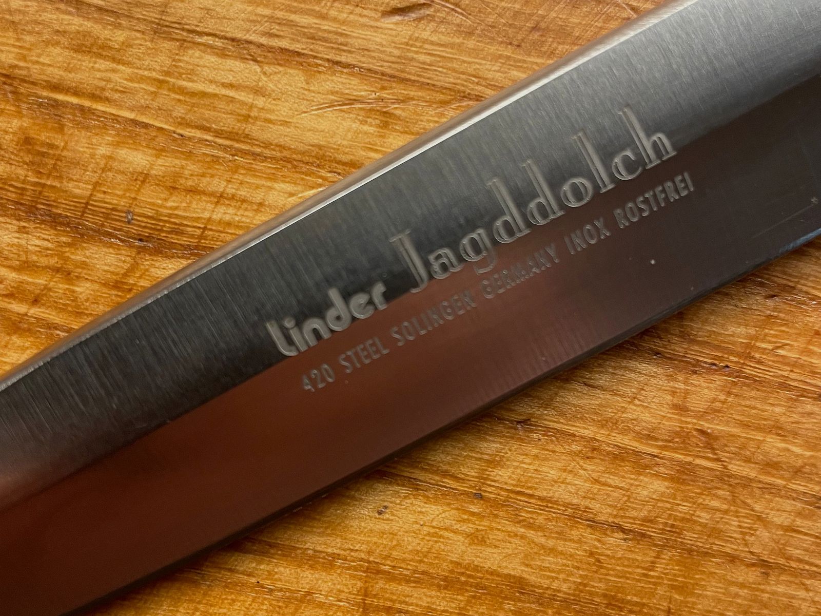 Linder jachtmes als nieuw TOP