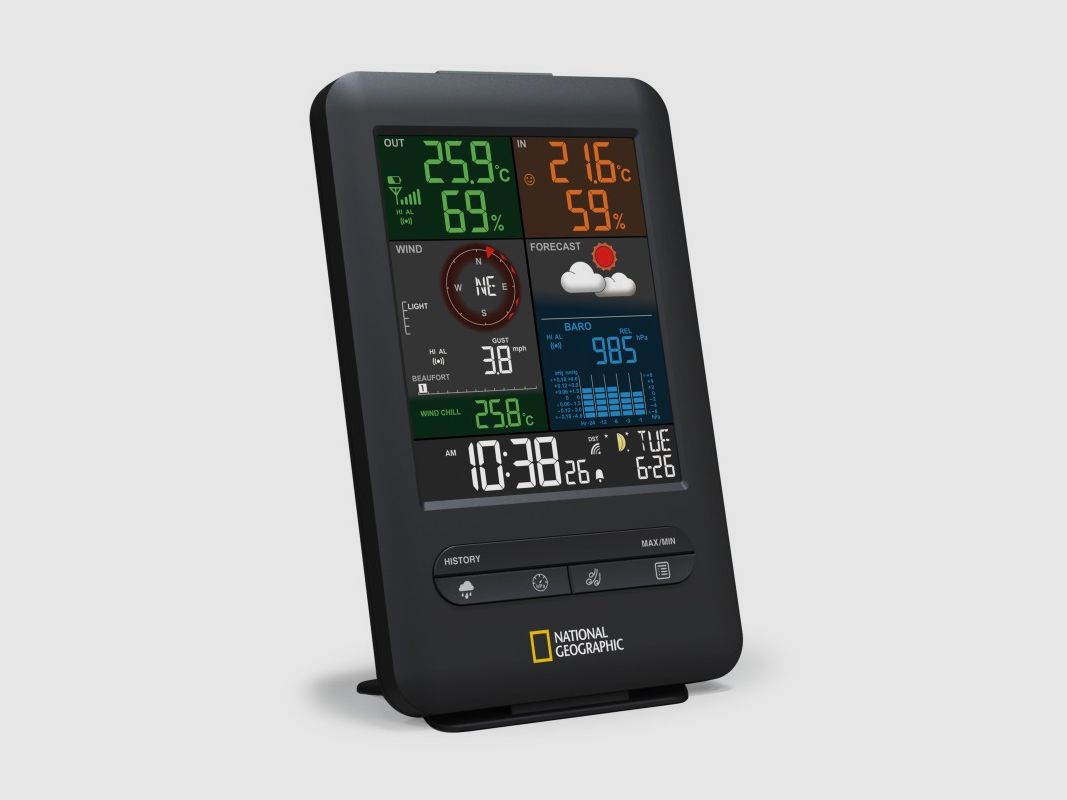 Funk-Wetterstation NATIONAL GEOGRAPHIC mit Farbdisplay, Bild 3 von 13