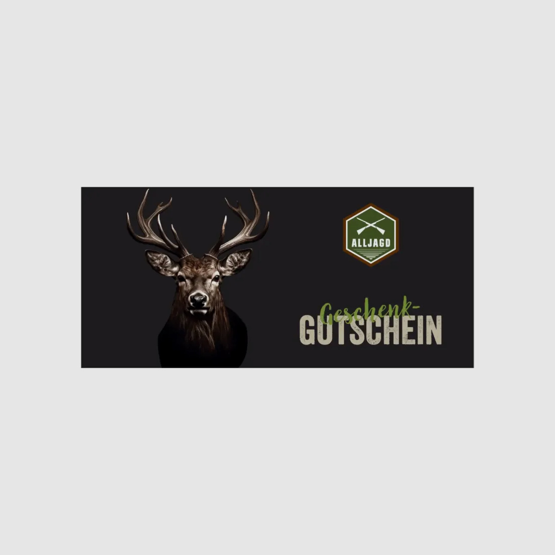 Geschenk-Gutschein Hirsch mit - Kuvert