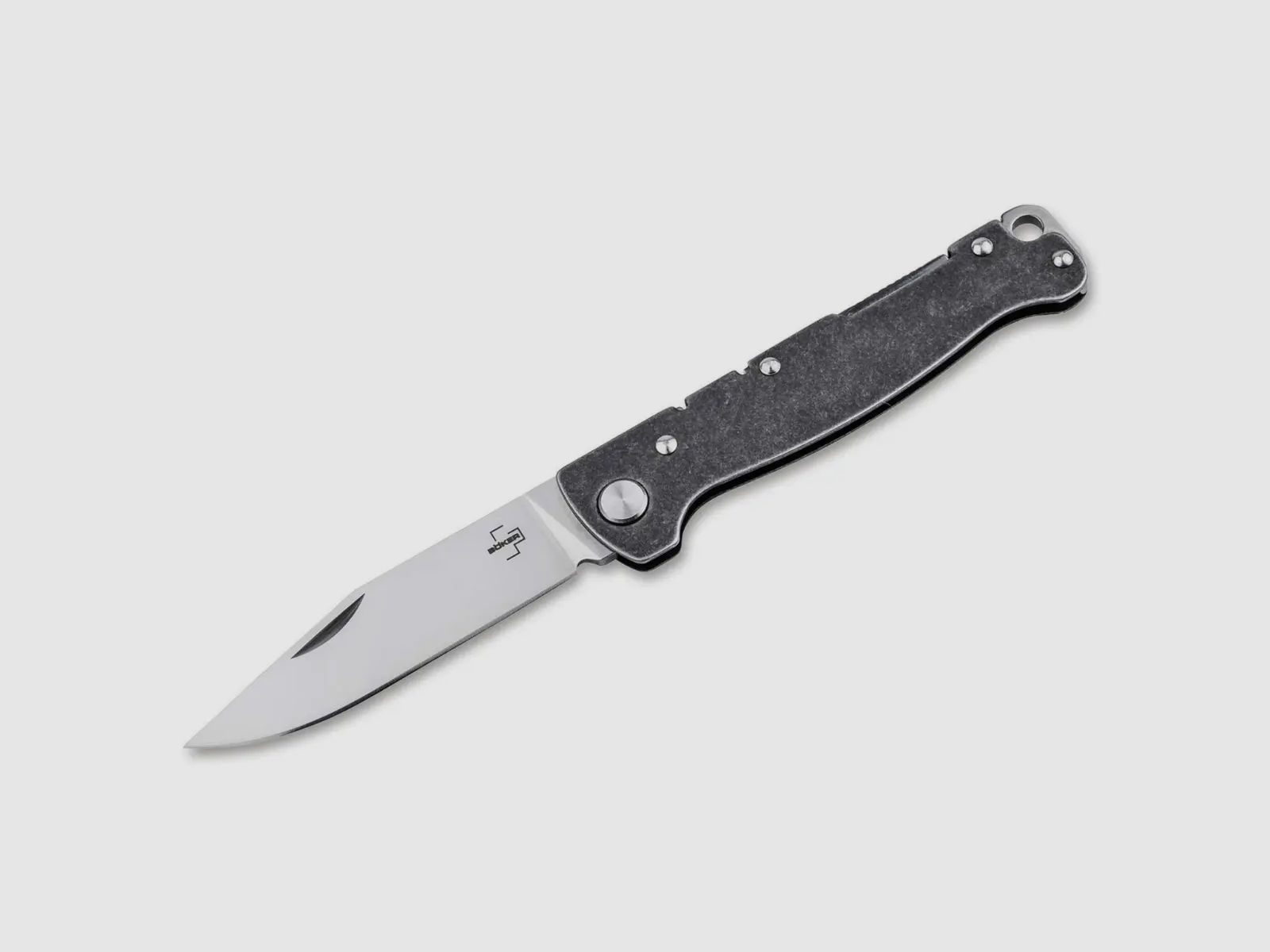 Böker Plus Cuchillo de bolsillo Atlas Backlock Clippoint