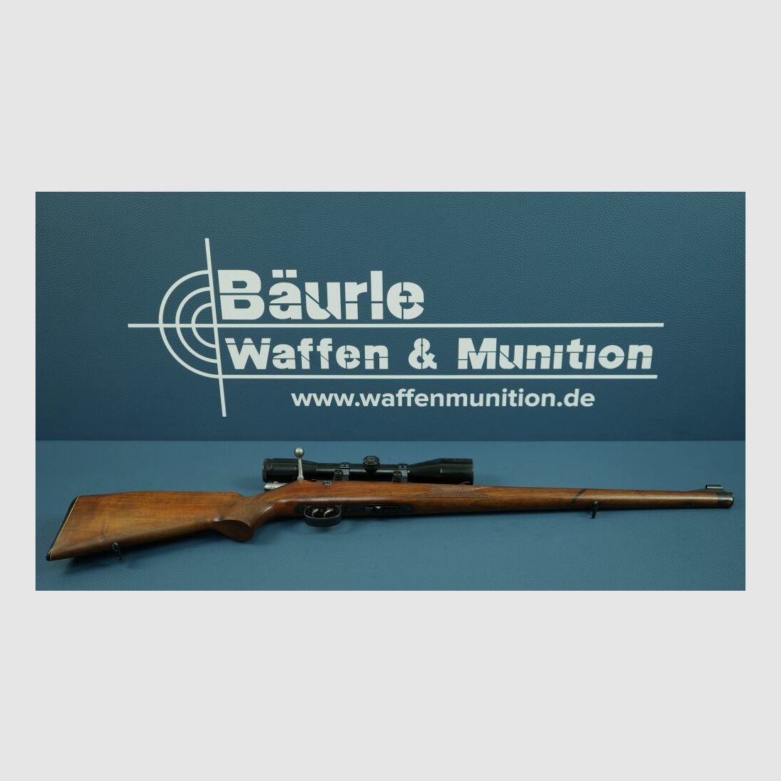 Anschütz Stutzen mit Schmidt & Bender 6x42 .22lr