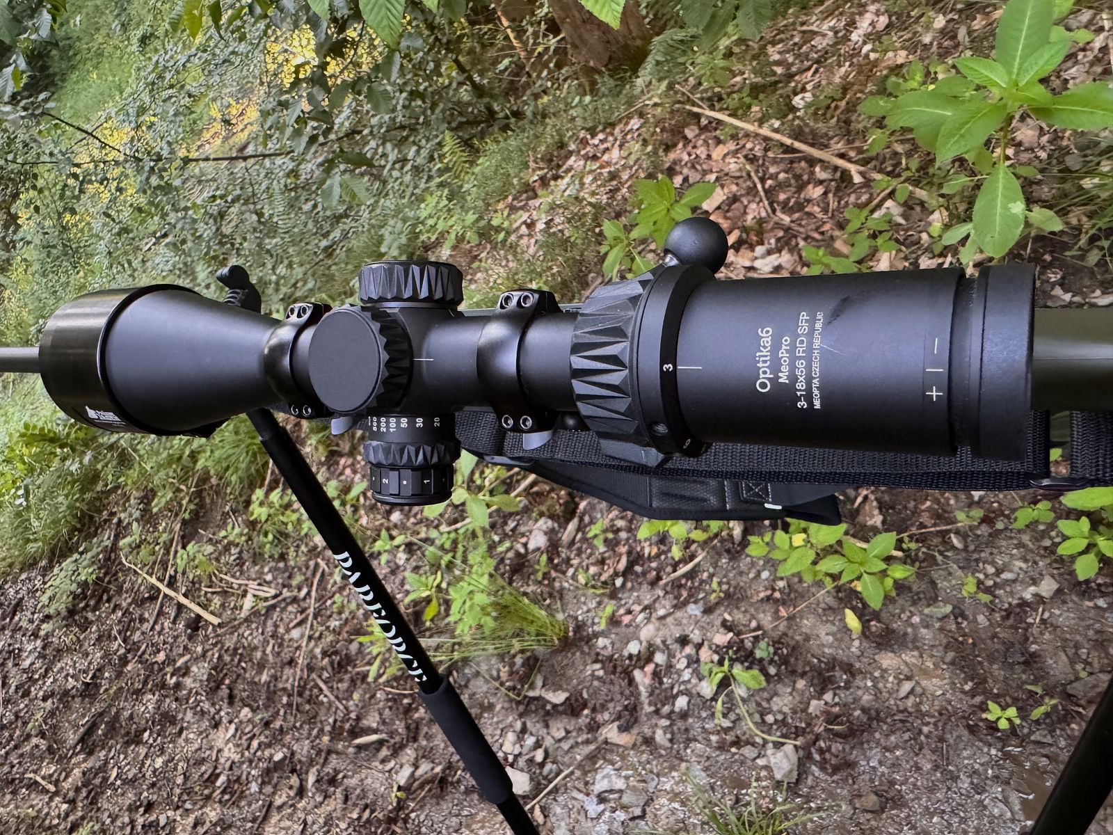 Haenel  Jaeger 10 mit Meopta Optika6 3–18x56 RD  inkl. PräziseJagen Adapter