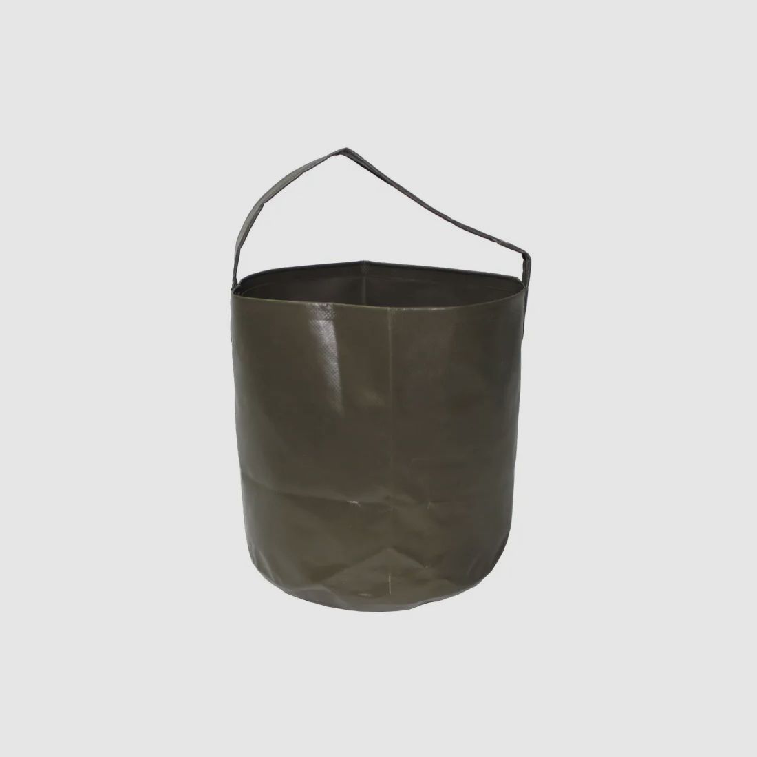 PVC Falteimer / Wassereimer 10 Liter, mit Tragehenkel, Oliv