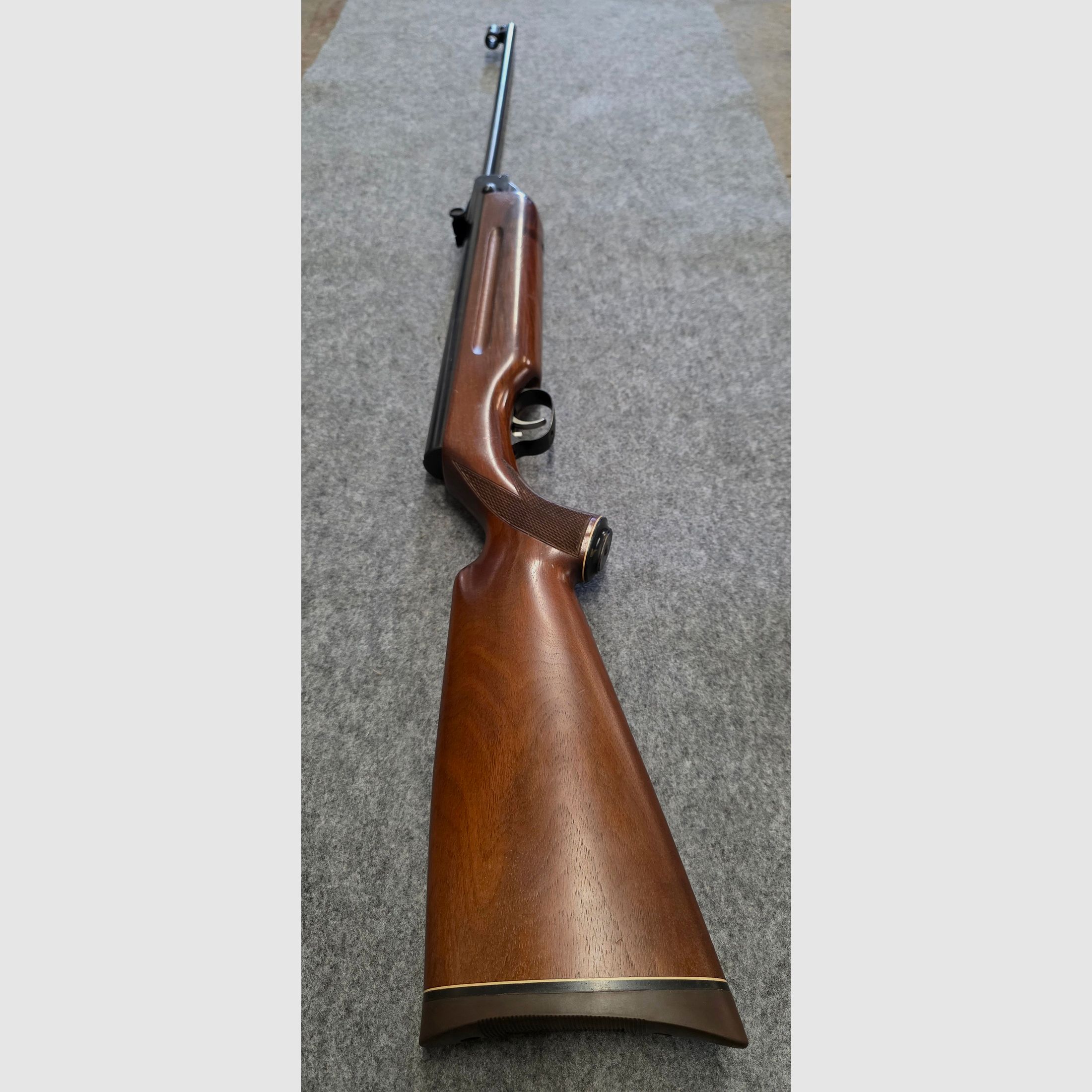 Mit seltenem Luxusschaft Weihrauch HW 35 von 1968 ohne F-Zeichen Knicklauf Luftgewehr Kaliber 4,5 mm HW35