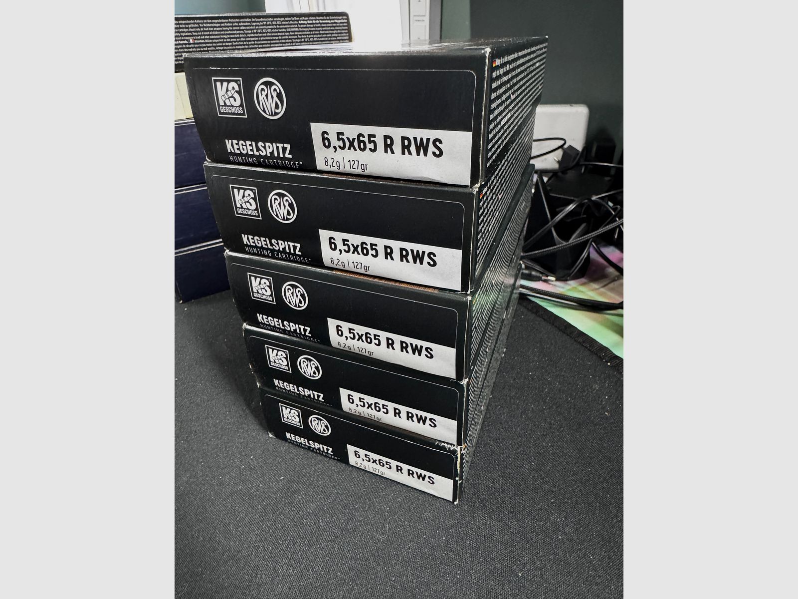 RWS 6,5x65 R Kegelspitz 8,2g/127grs.