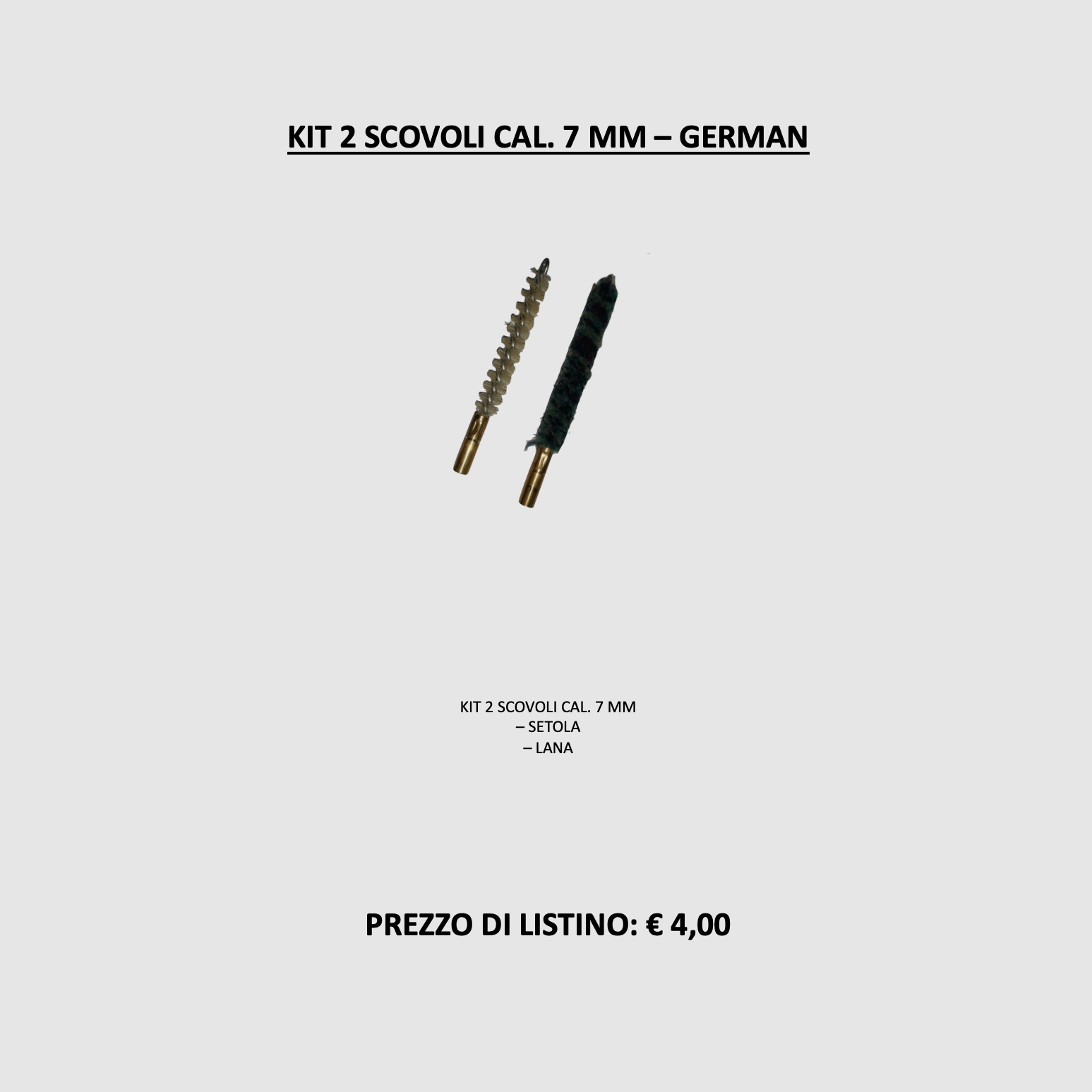 DUITS – KIT 2 BORSTELS KAL. 7 MM, afbeelding 2 van 2