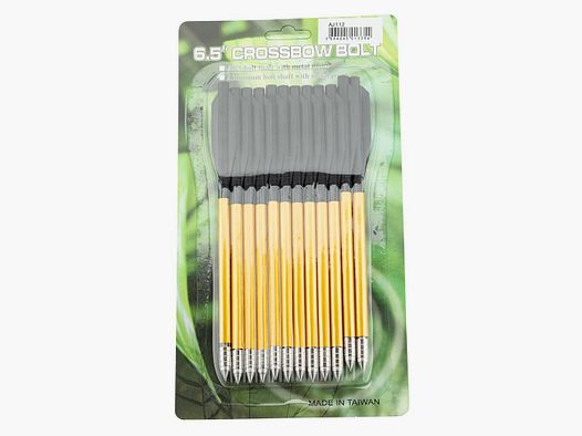 Pfeile 6.5 Shoot Again - 12er Pack - Kompatibel mit Armbrustpistolen - Optimale Präzision und Leistung