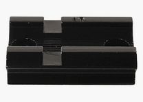 Weaver Top-Mount Base #61 Flat Receiver glossy black for Anschütz 1568 and others.