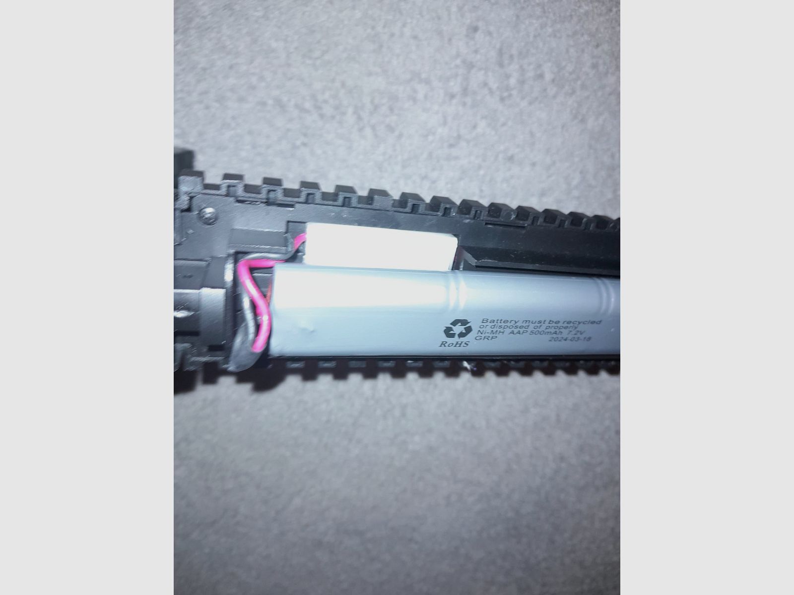 M4 AEG Softair 0.5J GSG Sport-Serie Noir-Gris-Blanc Camouflage