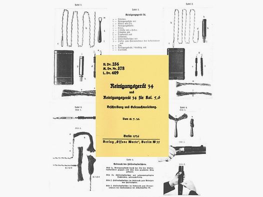 Nachdruck Dienstvorschrift zum Reinigungsgerät 24 für den Karabiner 98k