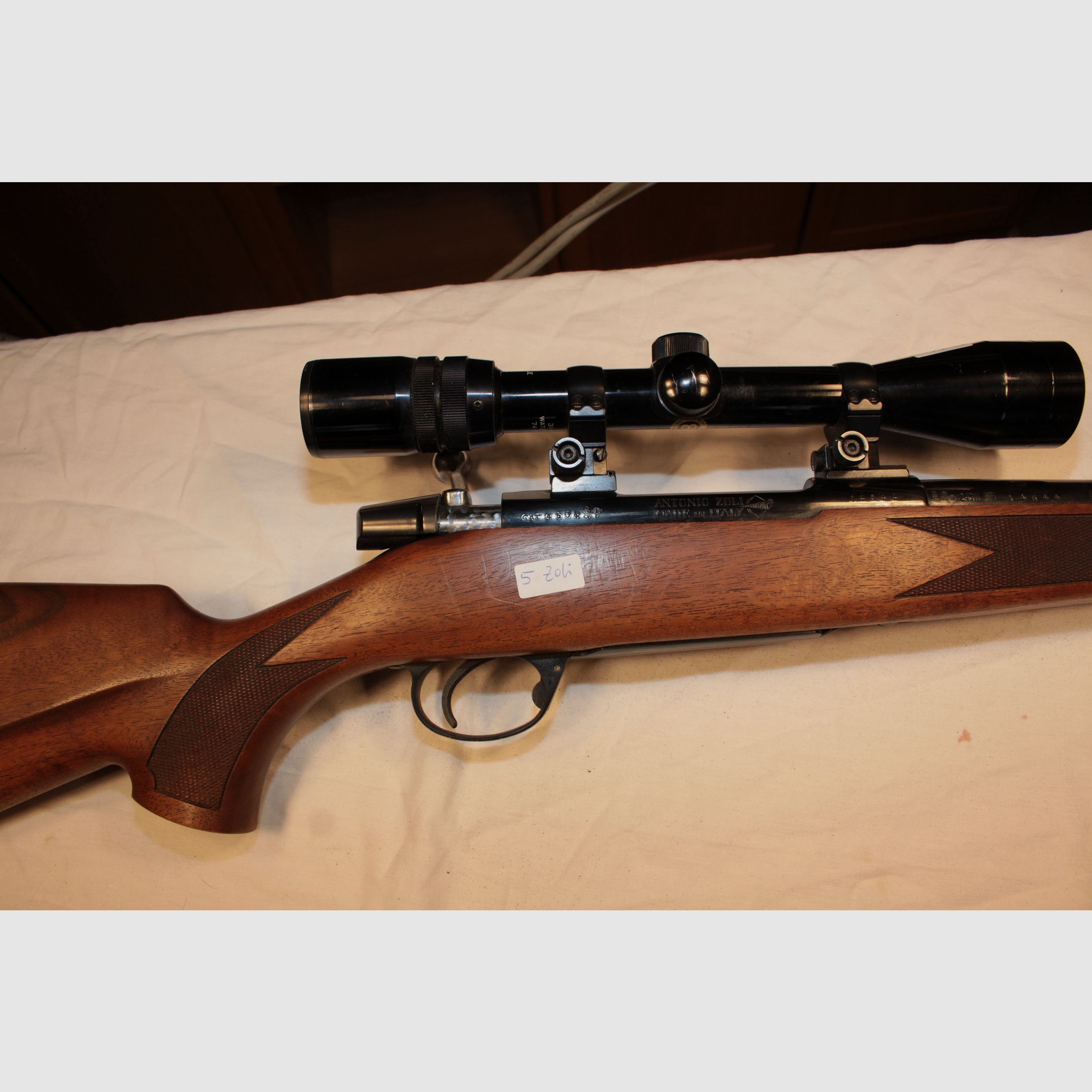 Zolli repeater with left-hand system and left-hand stock.