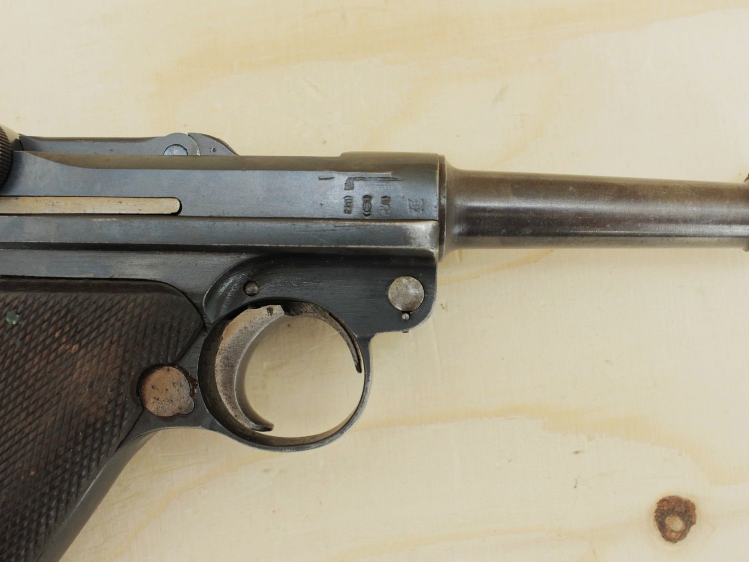 Pistola semiautomatica P08 cal. 7,65 Luger, con caricatore da 8 colpi, immagine 3 di 8