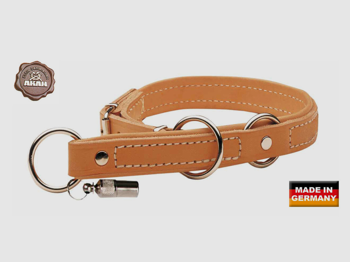 AKAH Würger mit Begrenzung aus Fahlleder 45 cm