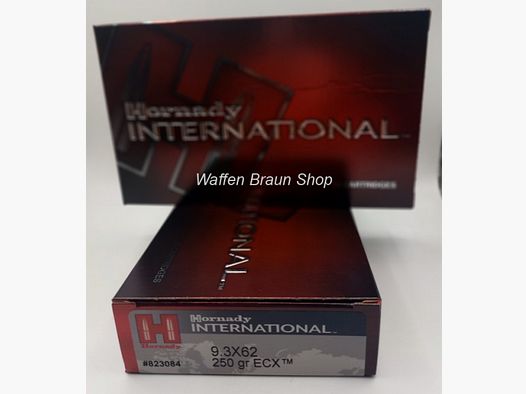 Hornady ECX 9.3 x 62 250 gr 20 pieces