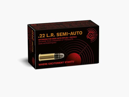 GECO .22LR SEMI AUTO 2,6G 40GR BTE50