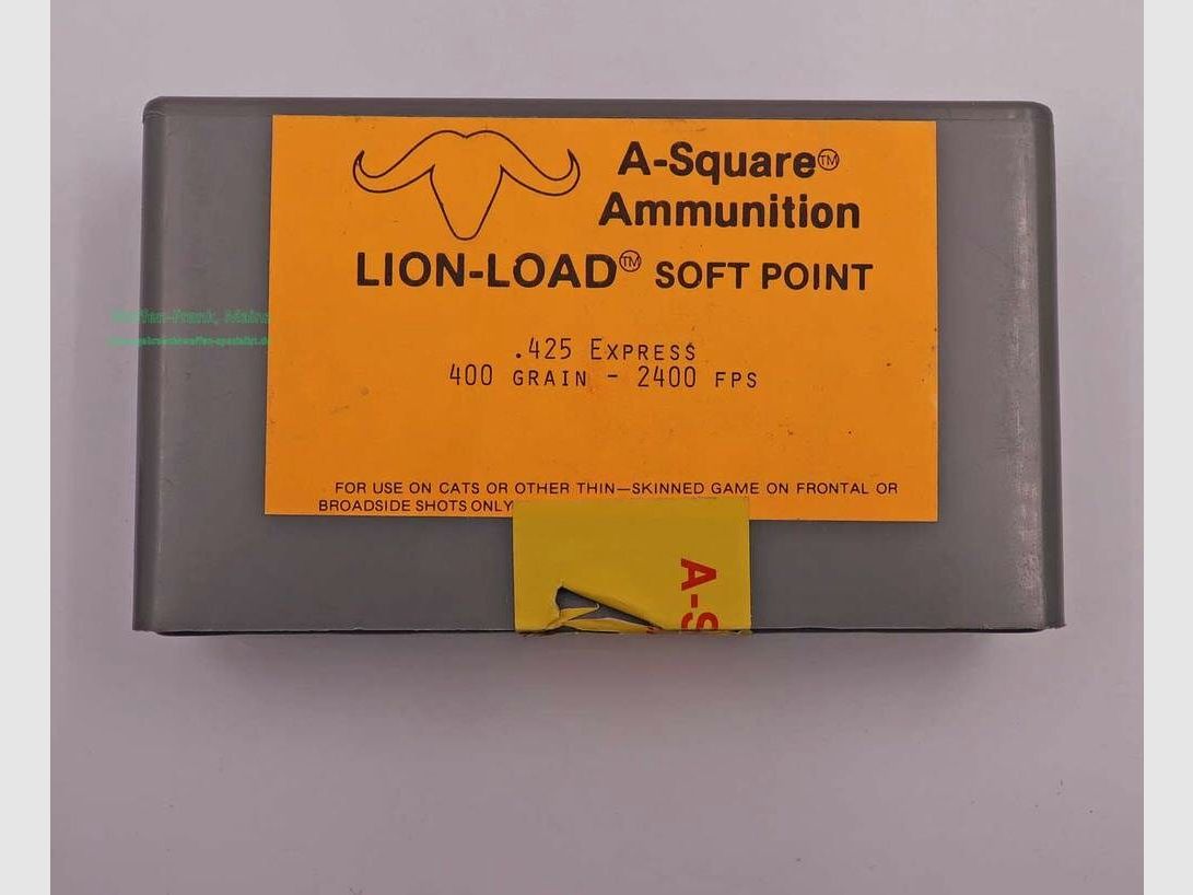 A-Square Ammunition Rifle Cartridges .425 Express