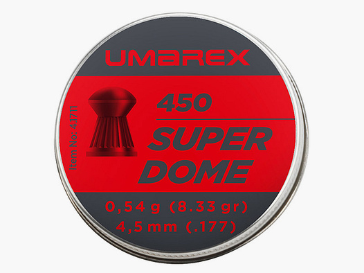 Rundkopf Diabolos Umarex Superdome Kaliber 4,5 mm 0,54 g geriffelt 450 StĂĽck