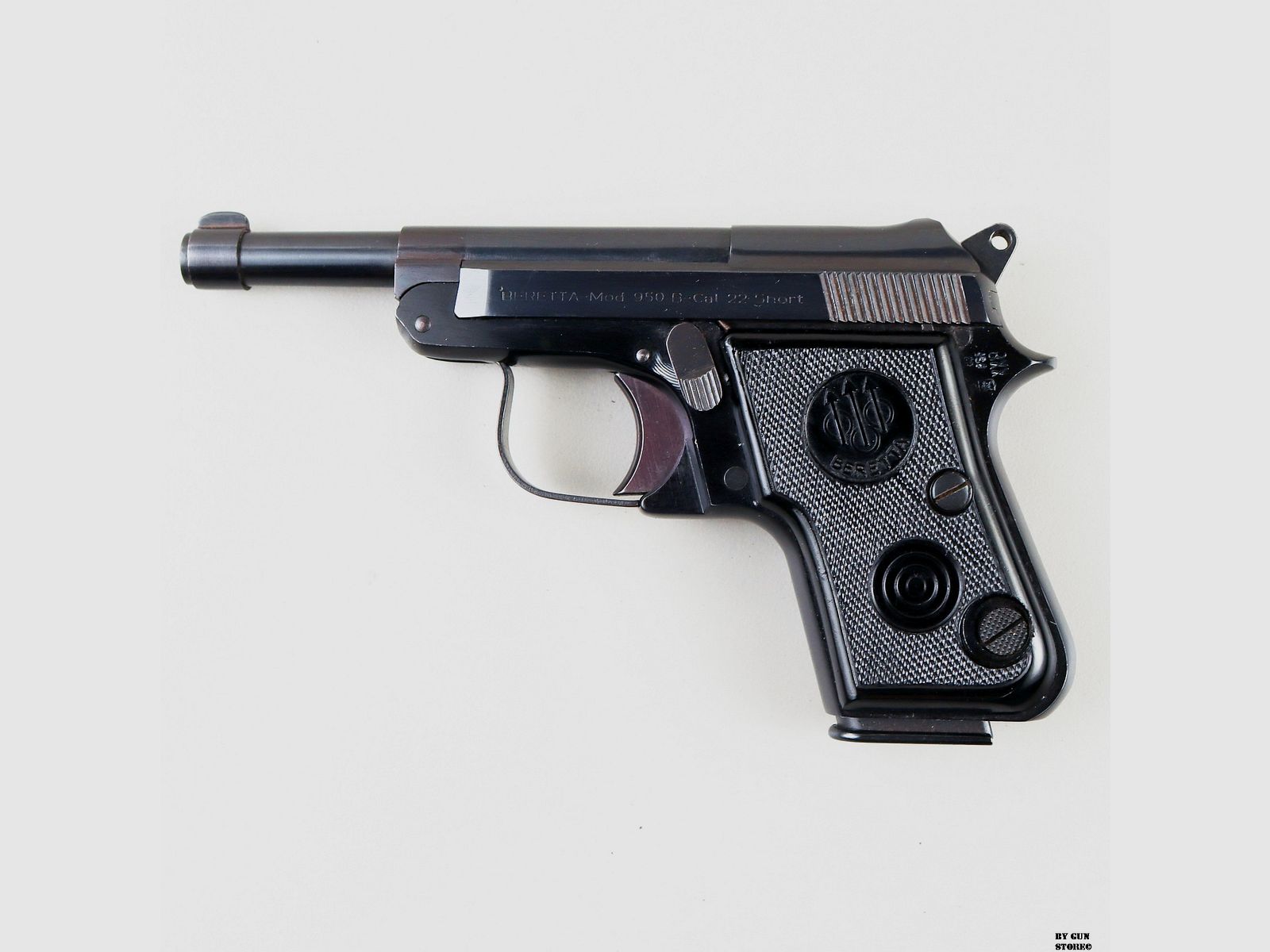 Beretta pistool mod. 950B kal. 22 Short ser. nr. D22033, afbeelding 1 van 6