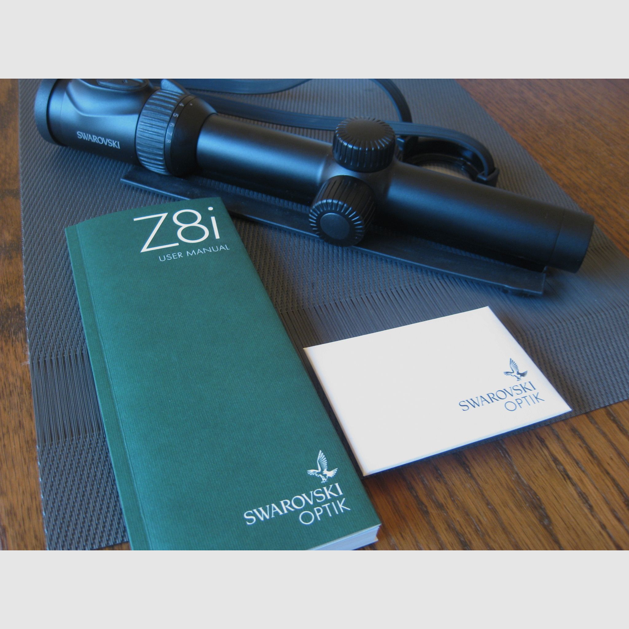 LIKE NEW TOP Swarovski Z8i as 1 - 8 x 24 SR Abs. 4A-i, for an additional charge including original Blaser saddle mount (high)! No ZEISS-LEICA-SAUER-MAUSER-GPO