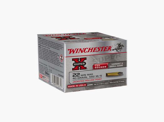 Patrony 22WM SUPER X JACKETED HP 40GR X150