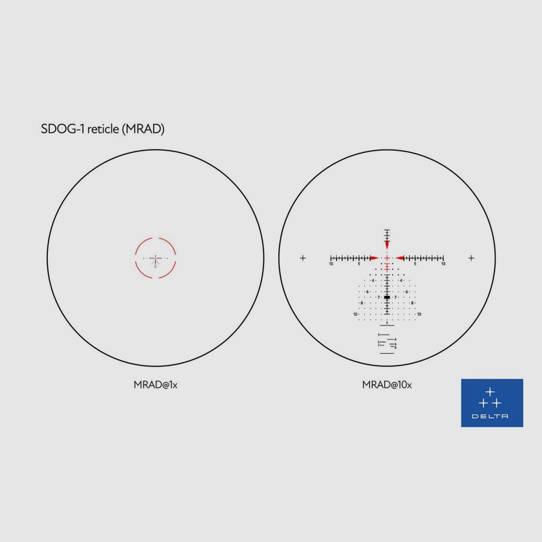 Delta Optical Stryker HD 1-10×28 FFP SDOG-1