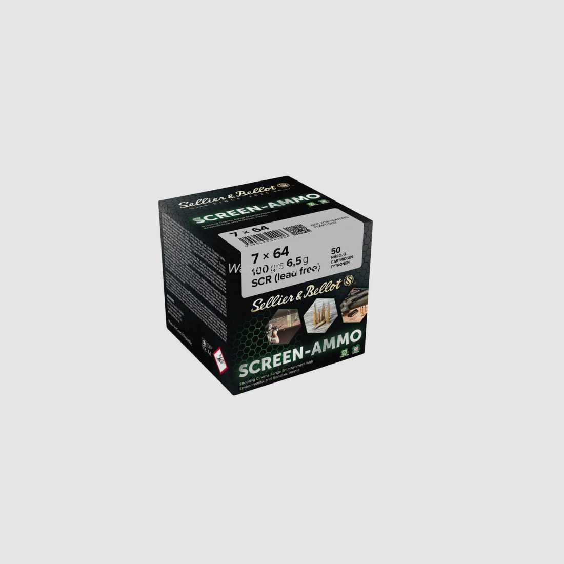 S&B Screen Kal. 7x64 FMJ Zink 100 grs 50 Stk