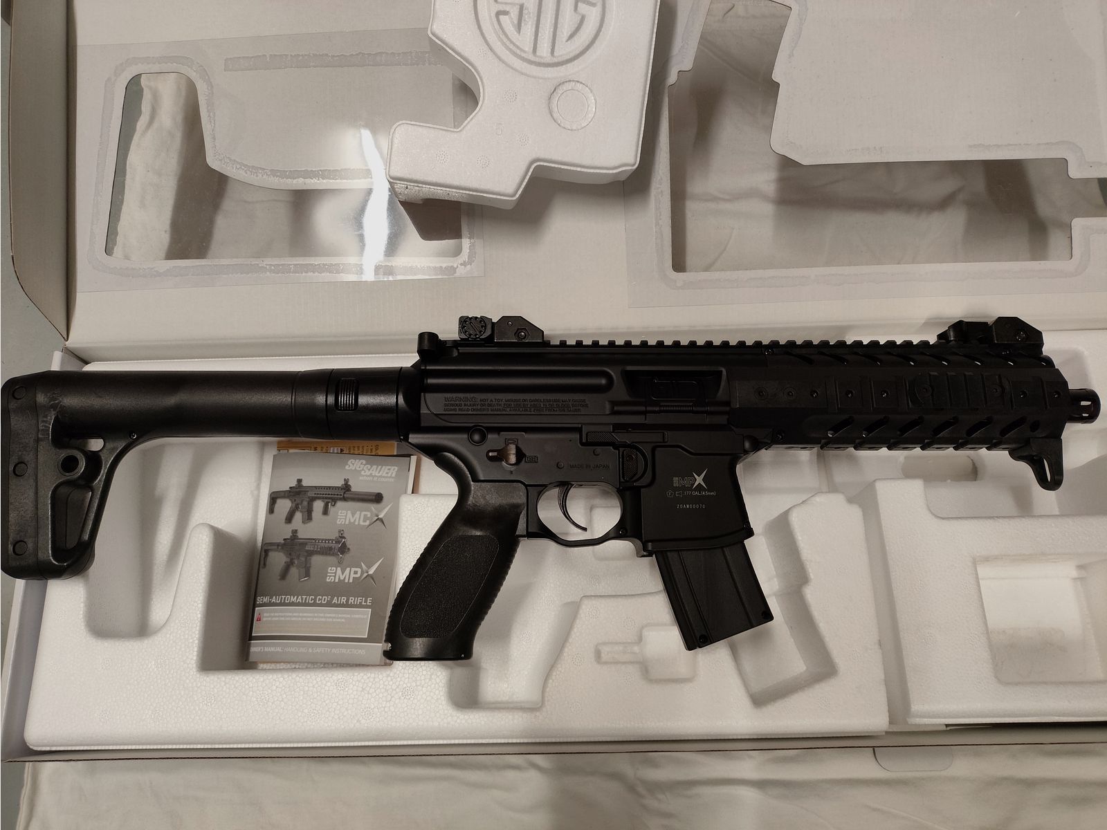 Sig Sauer MPX CO2 geweer
