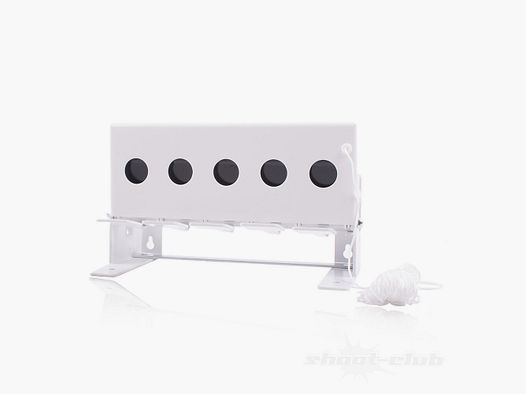 shoot-club GmbH Biathlon target for air rifles - Biathlon target with 5