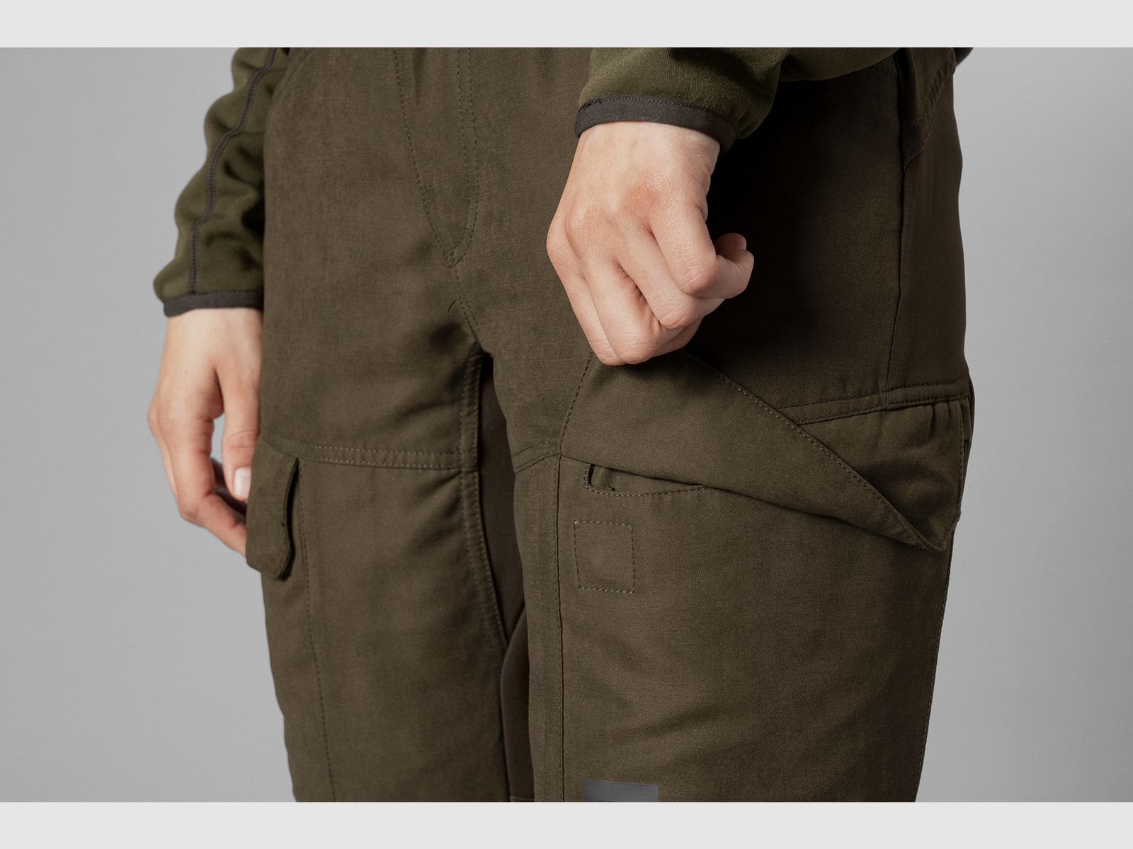 Härkila Scandinavian Hose Damen – Willow green / Deep brown, Bild 6 von 7