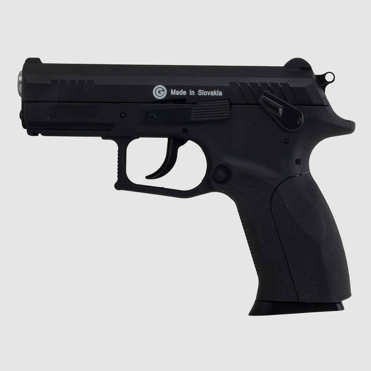 CO2 Pistole Grandpower P1MK7 Blow Back schwarz Kaliber 4,5 mm BB (P18)