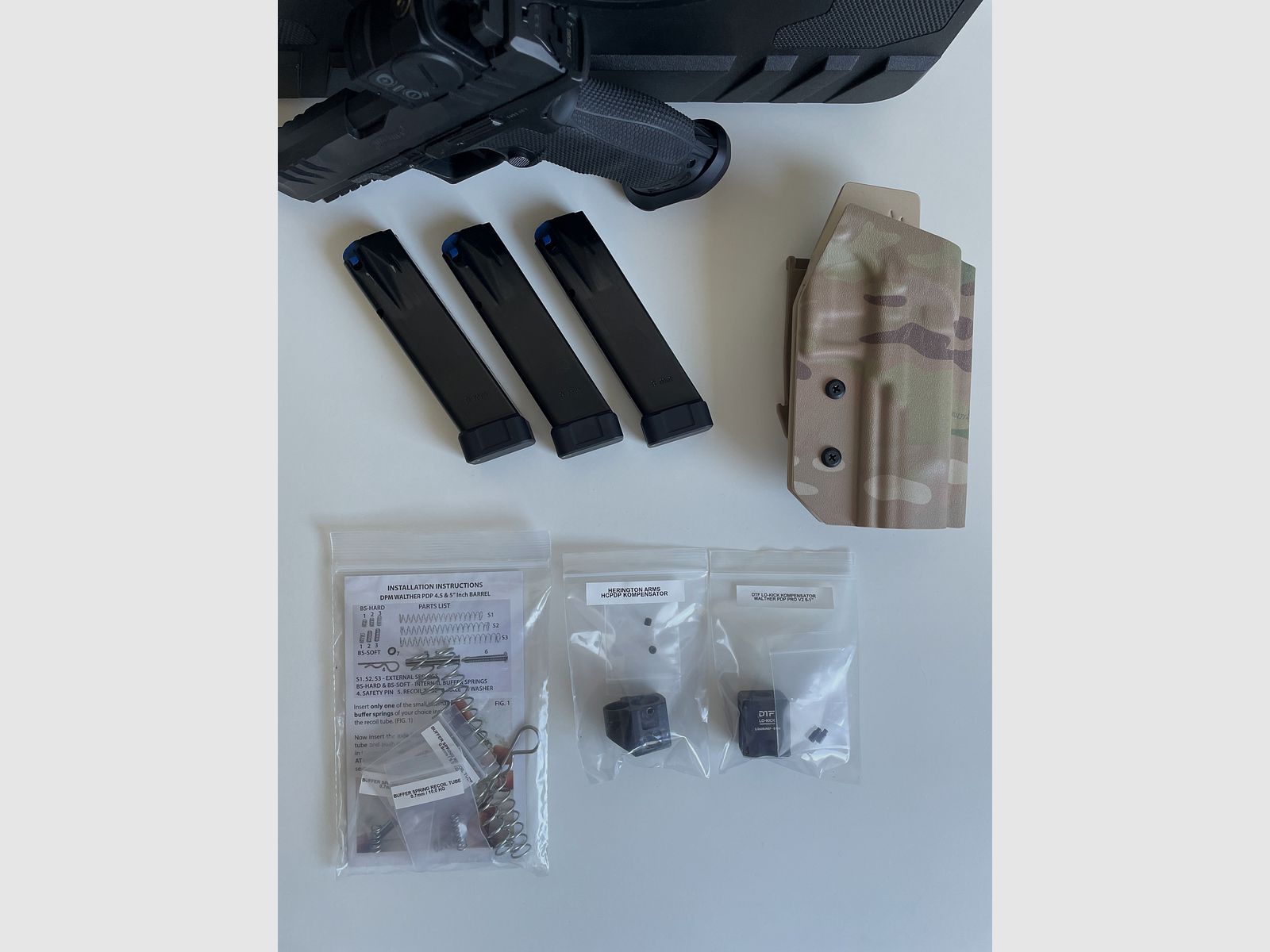 Walther PDP Pro V2 5,1“ + accessoires