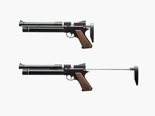 GSG Airmax / Snowpeak PP750 PCP-pistool 4,5mm