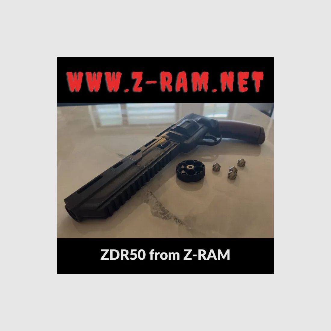 Z-RAM CUSTOM BLACK ZDR50 COMPLETE PACKAGE FOR HDR50 (34 JOULES 12G CO2)