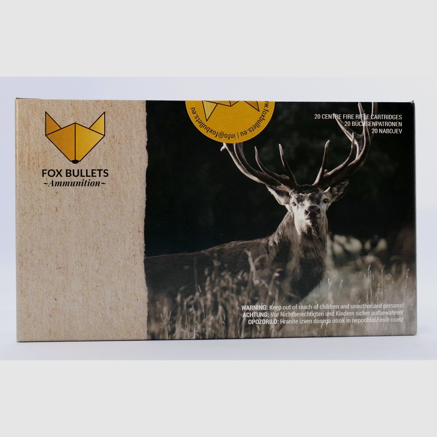 Fox-Bullets .308 Win Hunter Classic 9,7g/150gr Büchsenpatronen Bleifrei