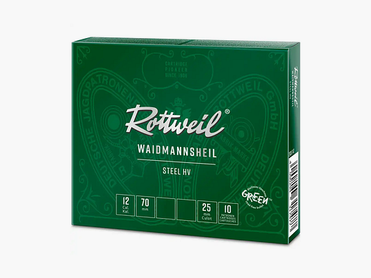 Rottweil Kal 12/70 str5 32g Waidmannsheil Steel Game HV