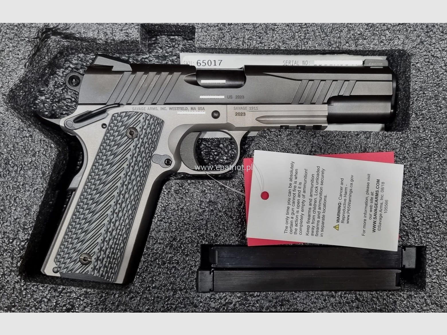 Savage 1911 Two-tone pistol cal. .45 ACP or 9 mm