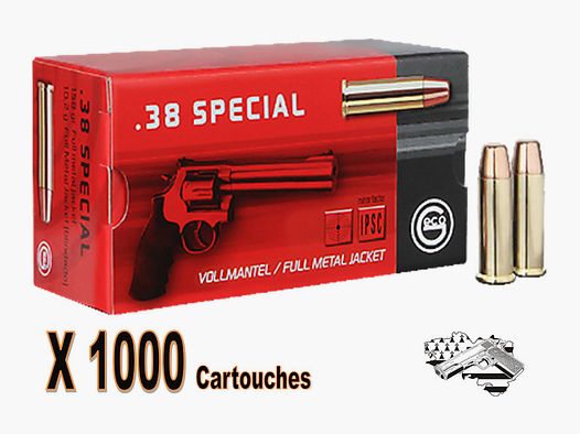 GECO cal .38 Spécial FMJ 158 grs par 1000