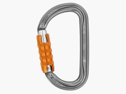 Petzl Carabiner Am'D Triact Lock, Alu silver - EN 362