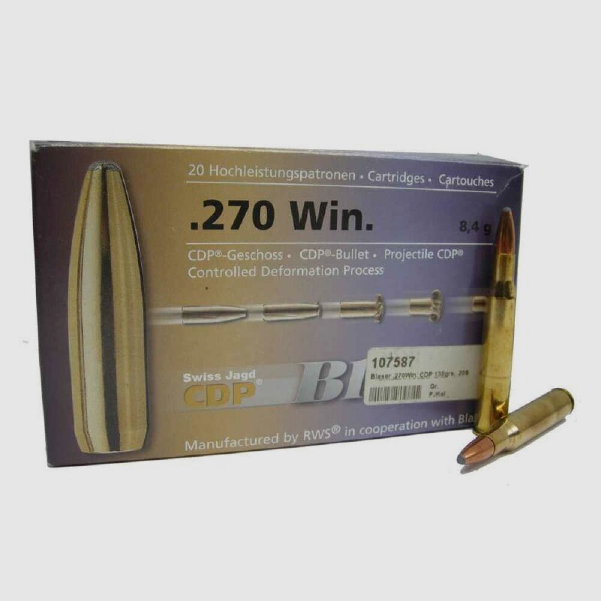 .270 Win CDP 8,4g / 130gr