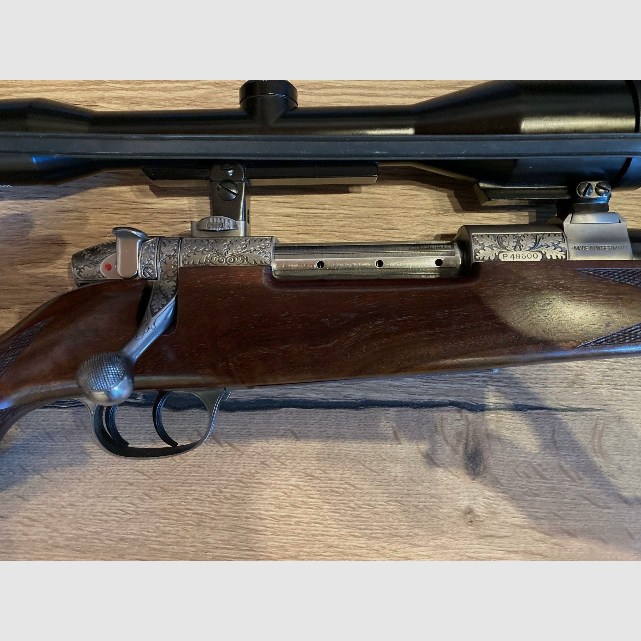 Sauer Weatherby P48600 Modell Europe Repetierer mit Gravur
