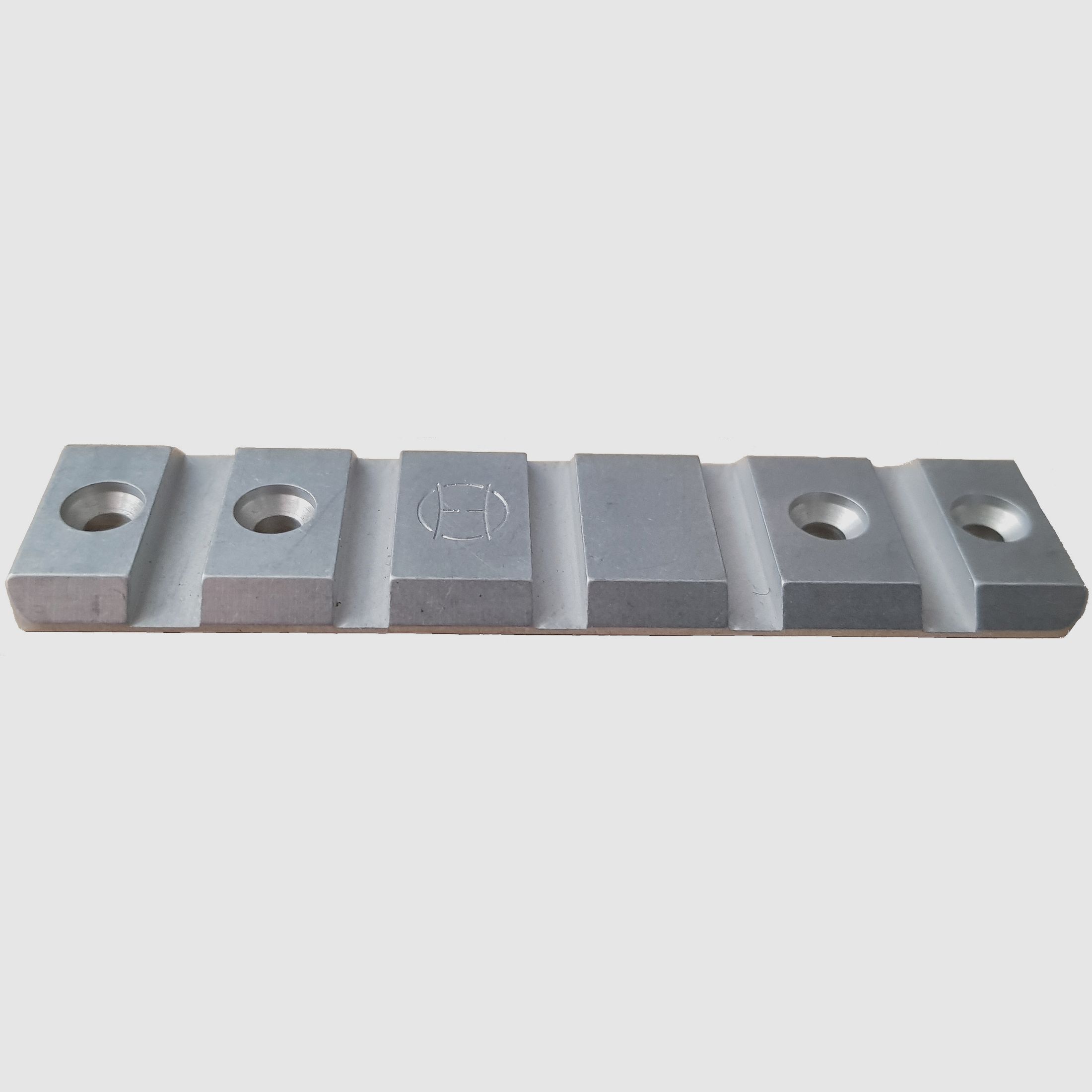 HMS Weaver rail for S&W revolver silver finish incl. screws