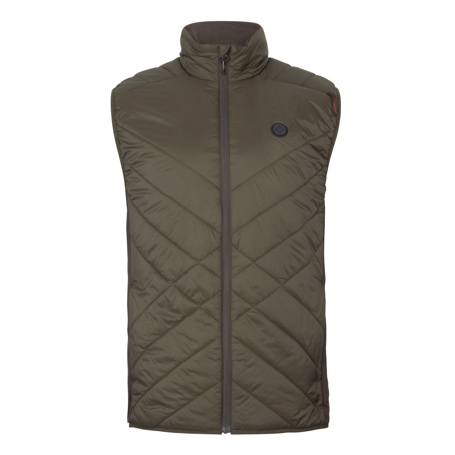 Chaleco calefactable Harkila Heat Insulated - Willow green/Shadow brown (120780022), imagen 9 de 9