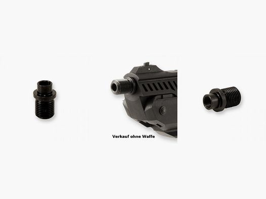 Schalldämpfer Adapter passend Zoraki HP01 Luftpsitole Kal. 4,5mm neu