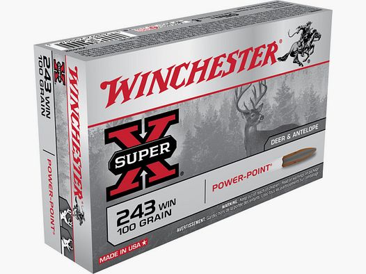 Winchester Munition Kal. 243 Win PowerPoint 100 grs