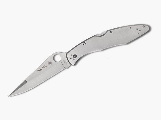 Cuchillo de bolsillo Spyderco Police de acero inoxidable