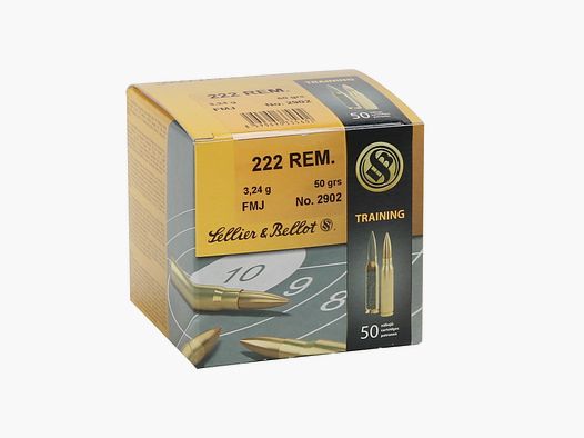 Sellier & Bellot .222 Rem Full Metal Jacket, calibre