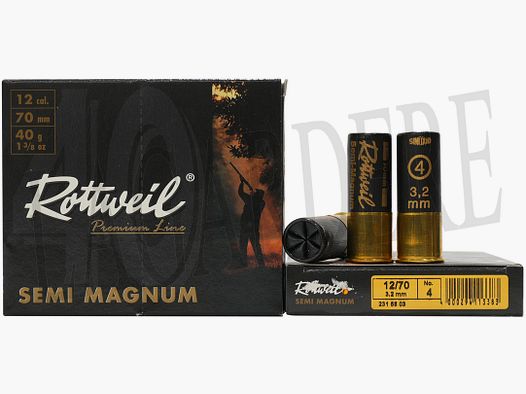 ROTTWEIL SEMI MAGNUM NO.4 (PATRONEN FÜR SCHROT)